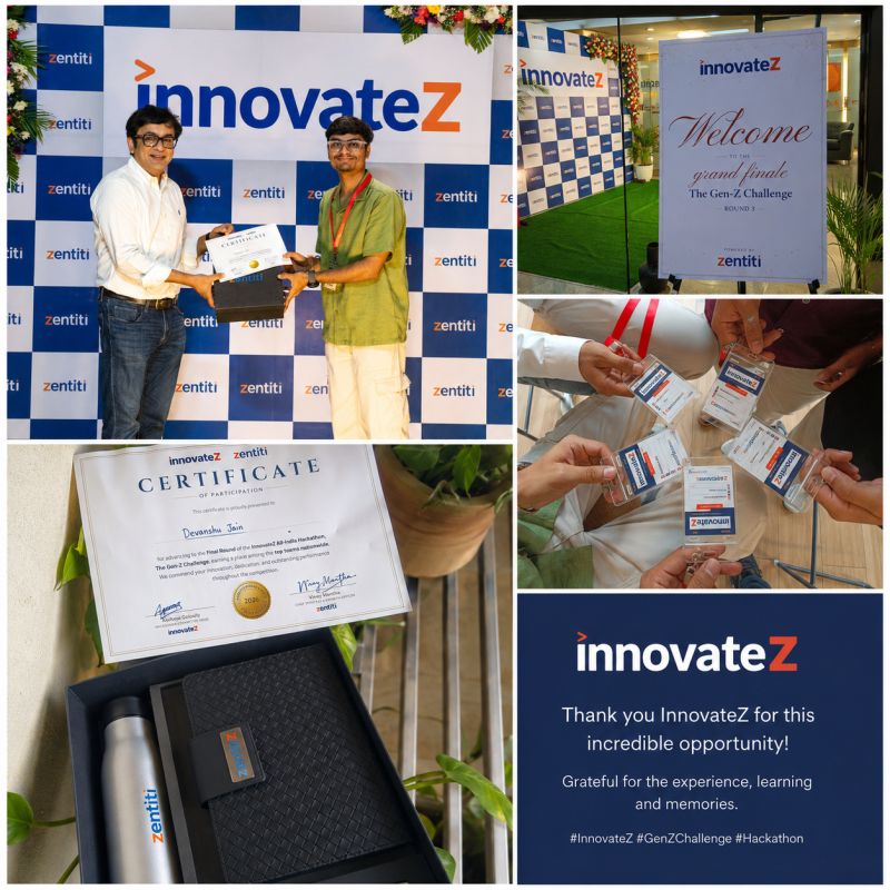 Top 12 Nationally — Zentiti National Hackathon